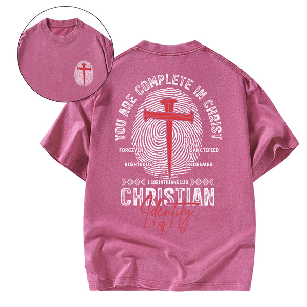 GC-WTS2342 Christian Identity Christian Washed T-Shirt