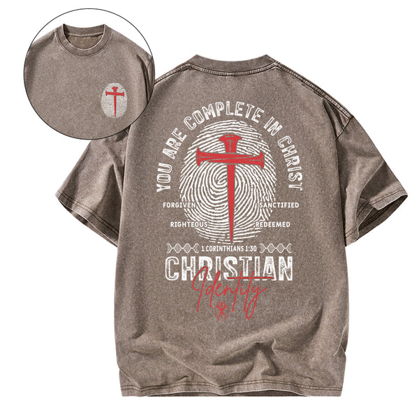 GC-WTS2342 Christian Identity Christian Washed T-Shirt
