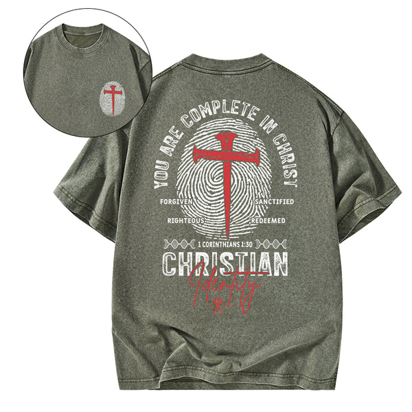 GC-WTS2342 Christian Identity Christian Washed T-Shirt
