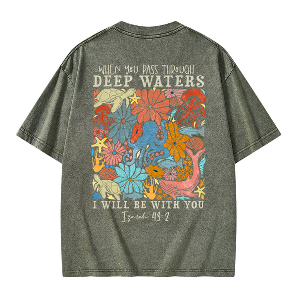 GC-WTS2343 Deep Waters Christian Washed T-Shirt