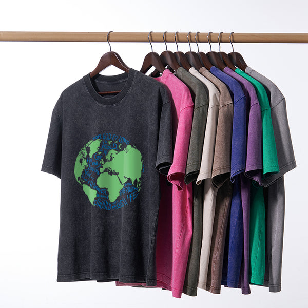 For God So Loved The World Christian Washed T-Shirt