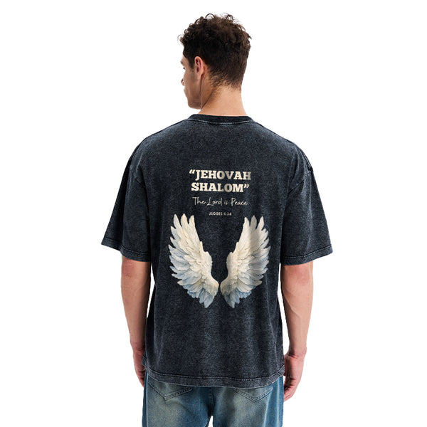 The Lord Is Peace Christian Washed T-Shirt