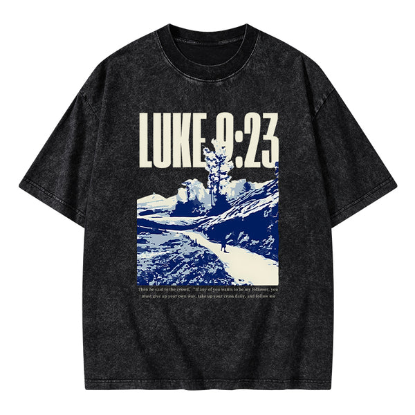Follow Jesus Christian Washed T-Shirt