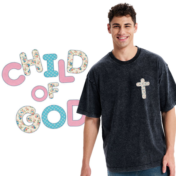 Child Of God Christian Washed T-Shirt