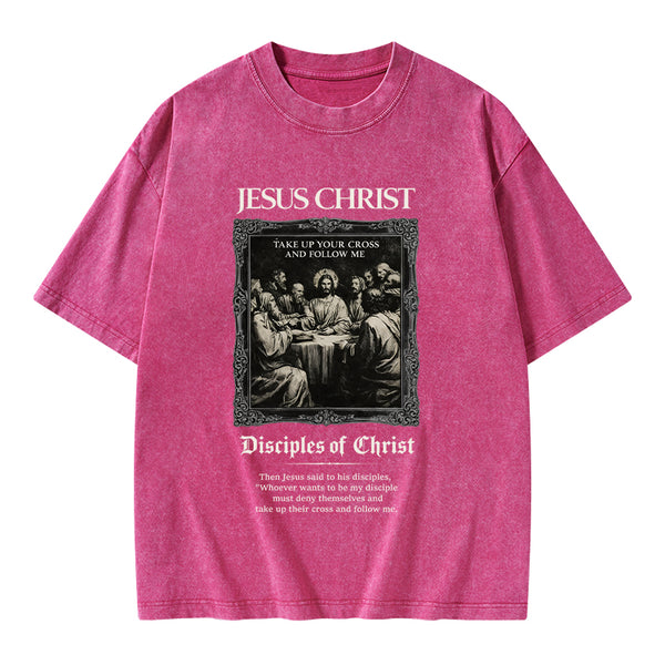 Disciples Of Christ Christian Washed T-Shirt