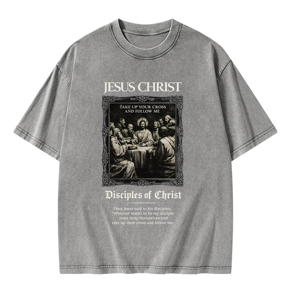 Disciples Of Christ Christian Washed T-Shirt