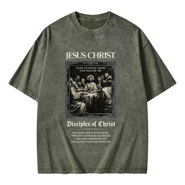 Disciples Of Christ Christian Washed T-Shirt