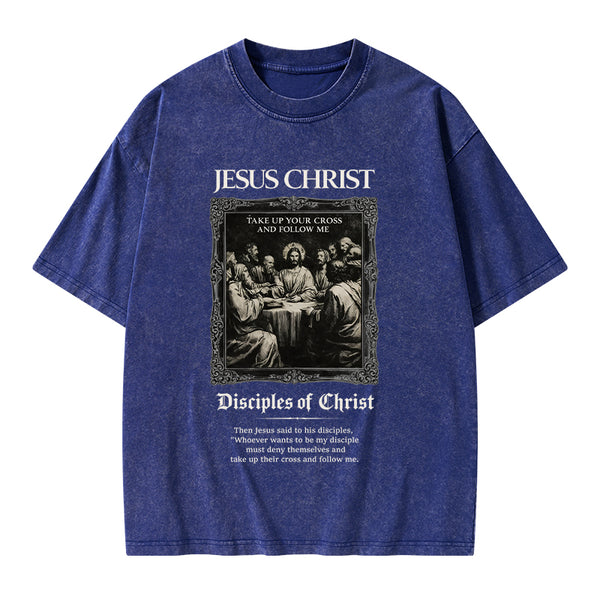 Disciples Of Christ Christian Washed T-Shirt