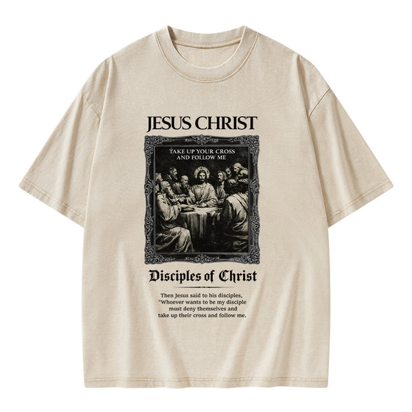 Disciples Of Christ Christian Washed T-Shirt