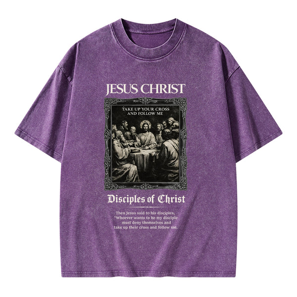Disciples Of Christ Christian Washed T-Shirt