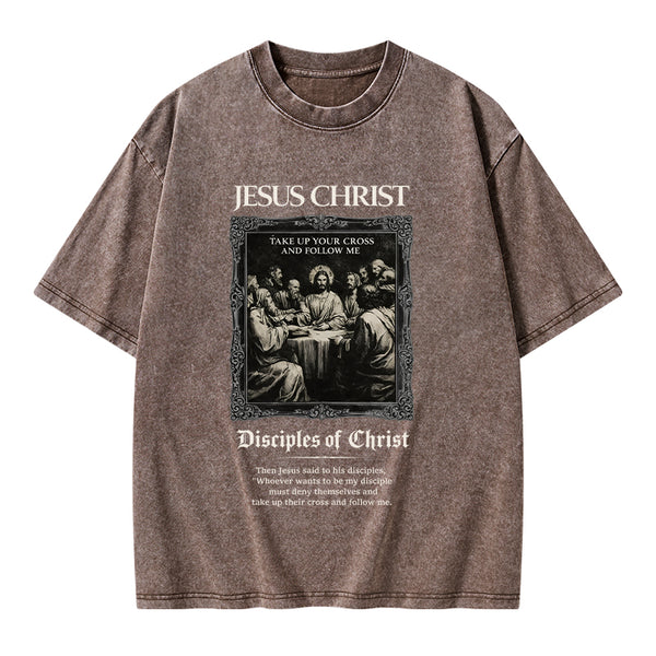 Disciples Of Christ Christian Washed T-Shirt