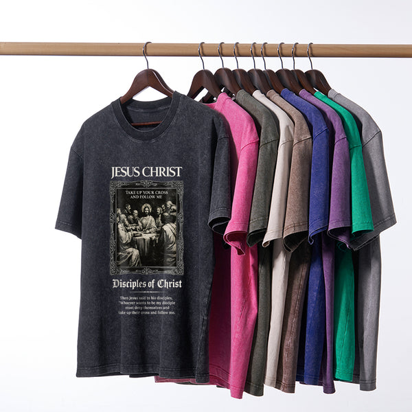 Disciples Of Christ Christian Washed T-Shirt