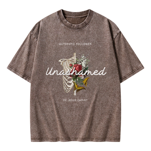 GC-WTSA0036 Unshamed Chrisstian Washed T-Shirt