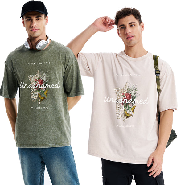 GC-WTSA0036 Unshamed Chrisstian Washed T-Shirt