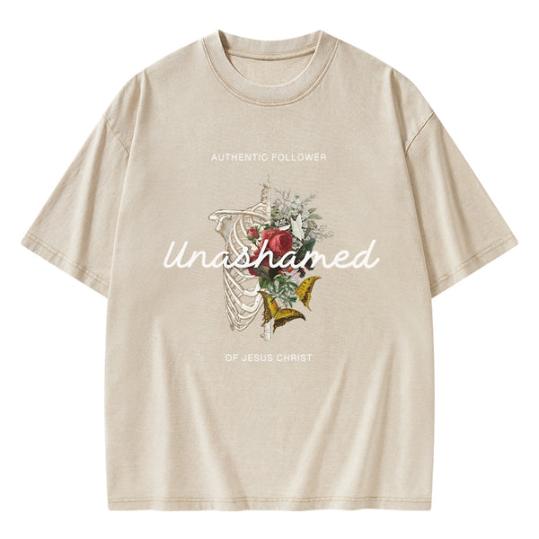 GC-WTSA0036 Unshamed Chrisstian Washed T-Shirt