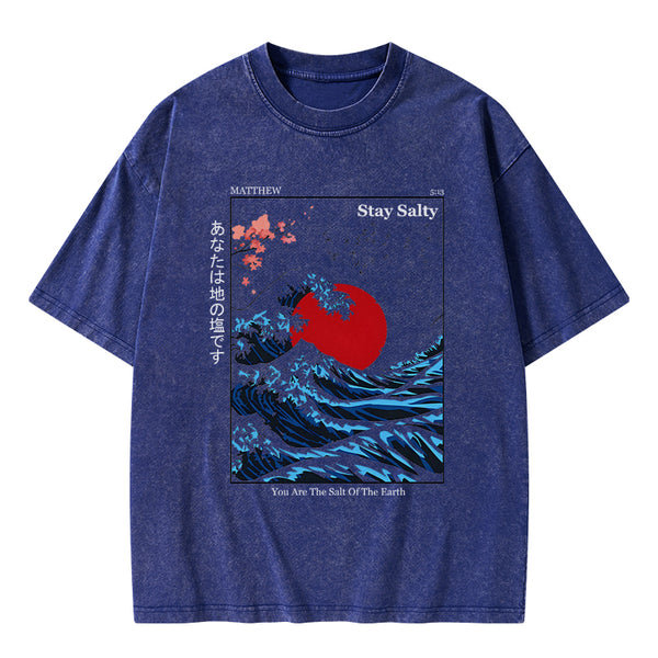 GC-WTSA0056 You Are The Salt Of The Earth Washed T-Shirt
