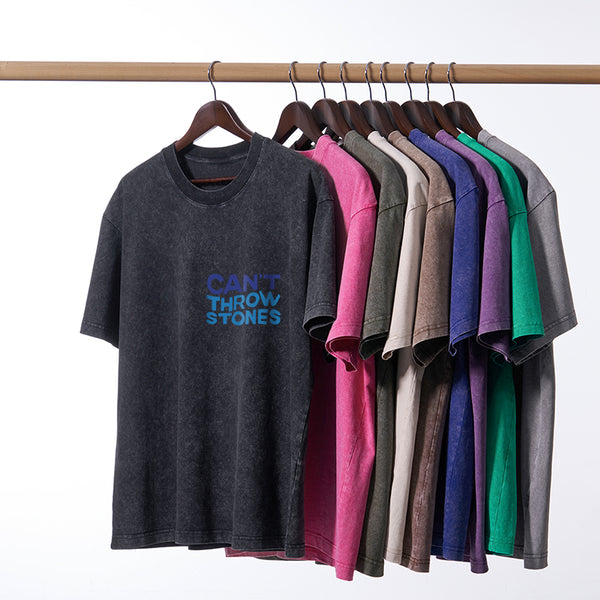 Can't Throw Stones Christian Washed T-Shirt