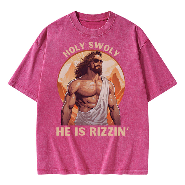 Holy Swoly Chirstian Washed T-Shirt