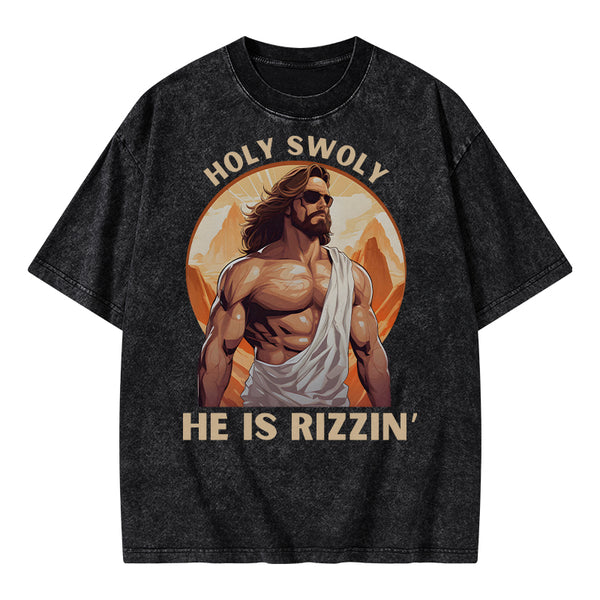 Holy Swoly Chirstian Washed T-Shirt