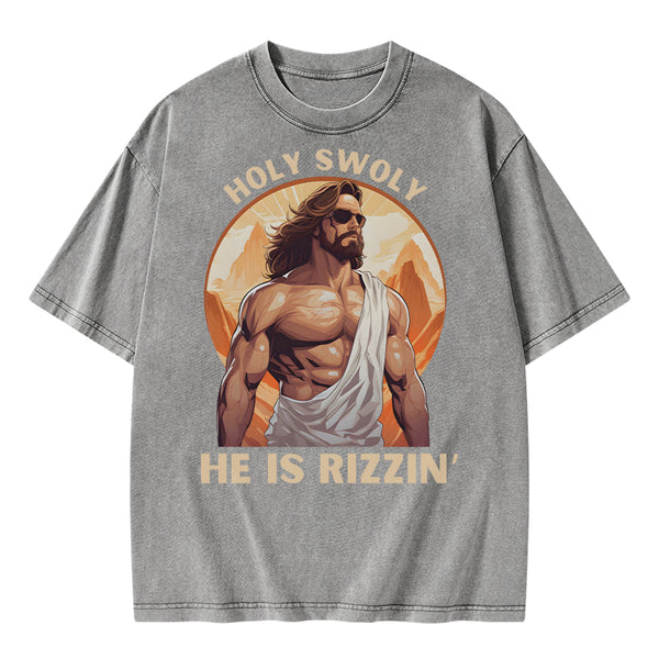 Holy Swoly Chirstian Washed T-Shirt
