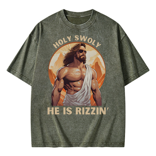 Holy Swoly Chirstian Washed T-Shirt