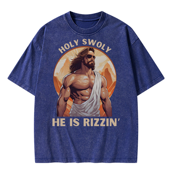 Holy Swoly Chirstian Washed T-Shirt