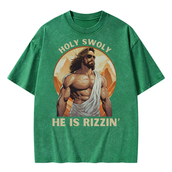 Holy Swoly Chirstian Washed T-Shirt