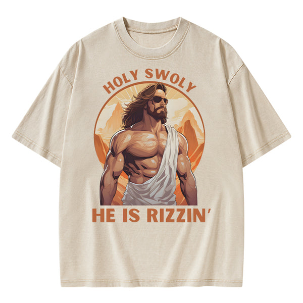 Holy Swoly Chirstian Washed T-Shirt