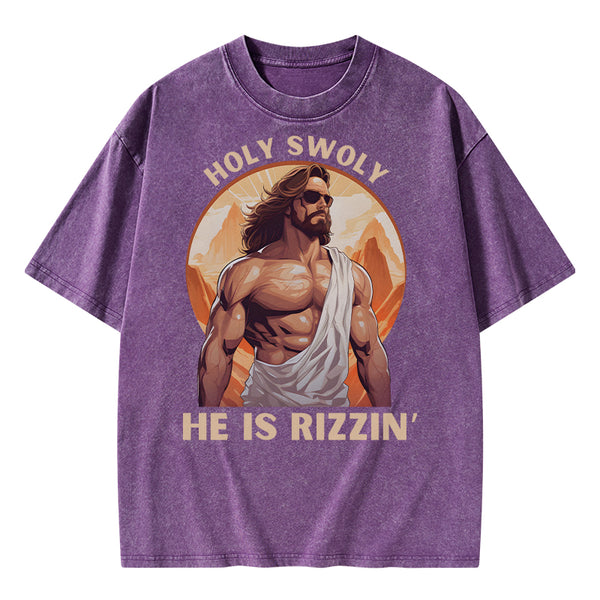 Holy Swoly Chirstian Washed T-Shirt
