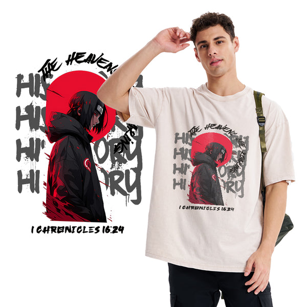 GC-WTSA0215 His Glory Chirstian Washed T-Shirt