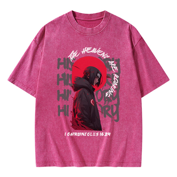 GC-WTSA0215 His Glory Chirstian Washed T-Shirt