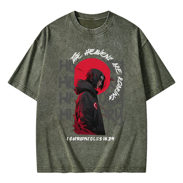 GC-WTSA0215 His Glory Chirstian Washed T-Shirt