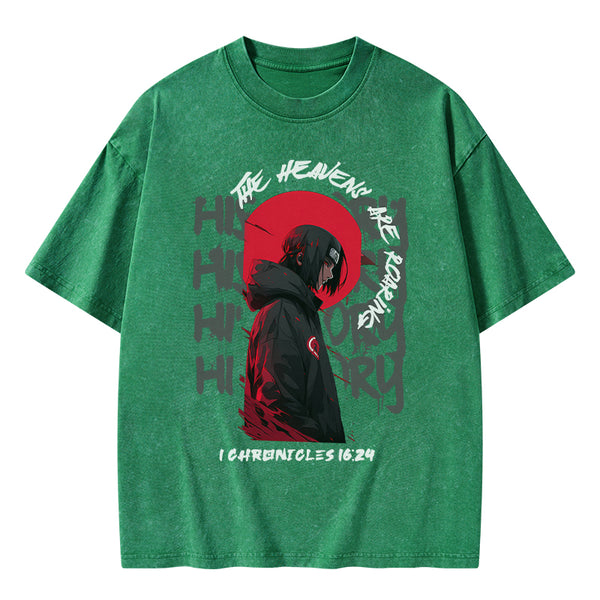 GC-WTSA0215 His Glory Chirstian Washed T-Shirt