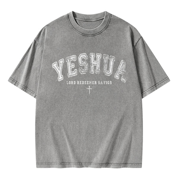 Yeshua Lord Chirstian Washed T-Shirt