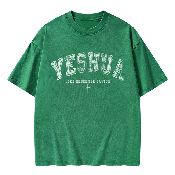 Yeshua Lord Chirstian Washed T-Shirt