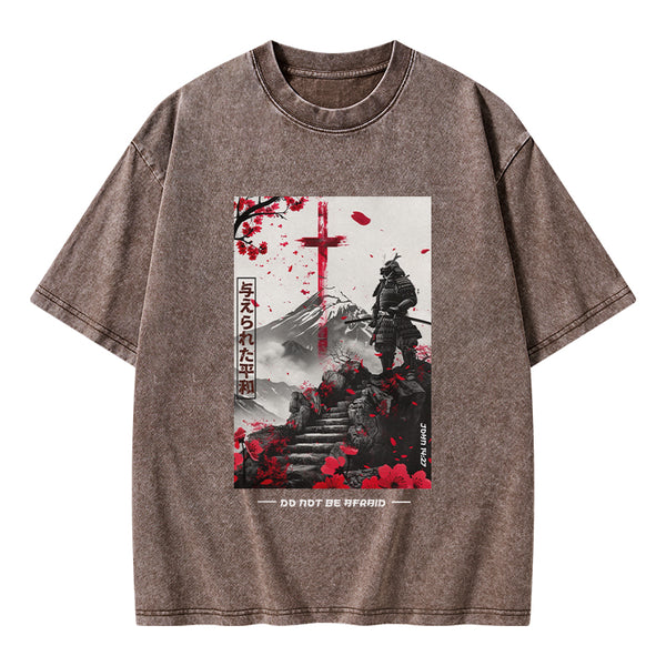 Peace Chirstian Washed T-Shirt