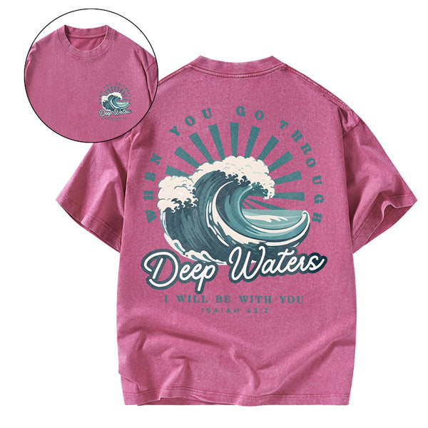 Deep Water Chirstian Washed T-Shirt