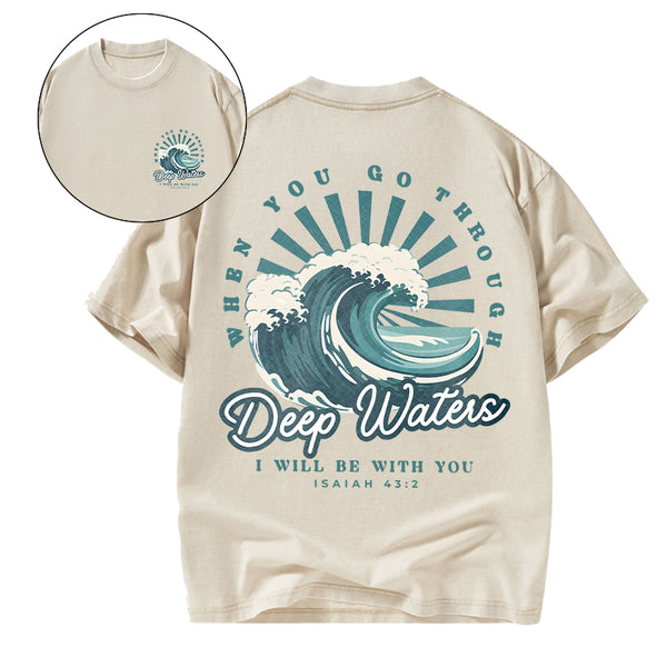 Deep Water Chirstian Washed T-Shirt