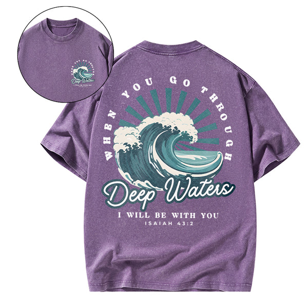 Deep Water Chirstian Washed T-Shirt
