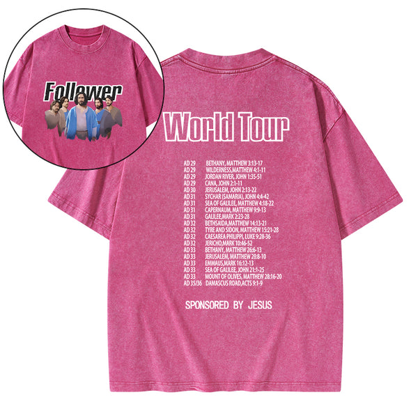Follower Christian Washed T-Shirt