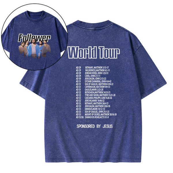 Follower Christian Washed T-Shirt