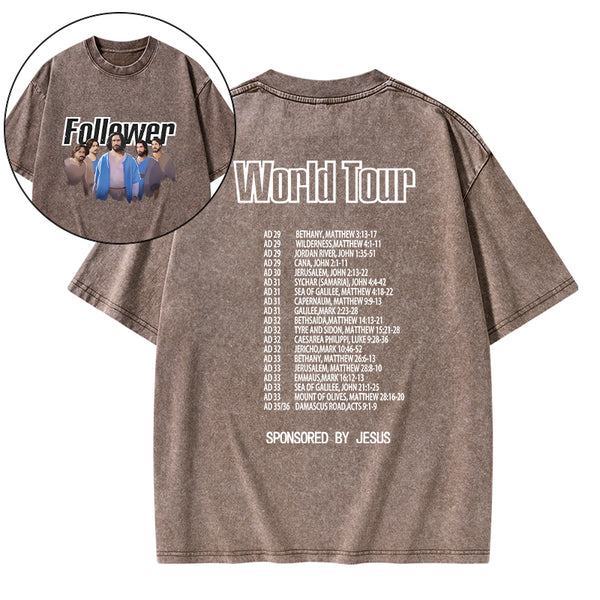 Follower Christian Washed T-Shirt
