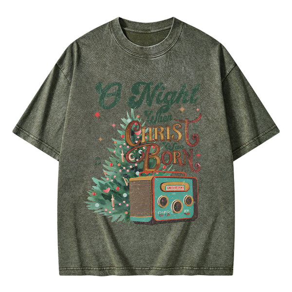 GC-WTSA0760 One Night Christian Washed T-Shirt