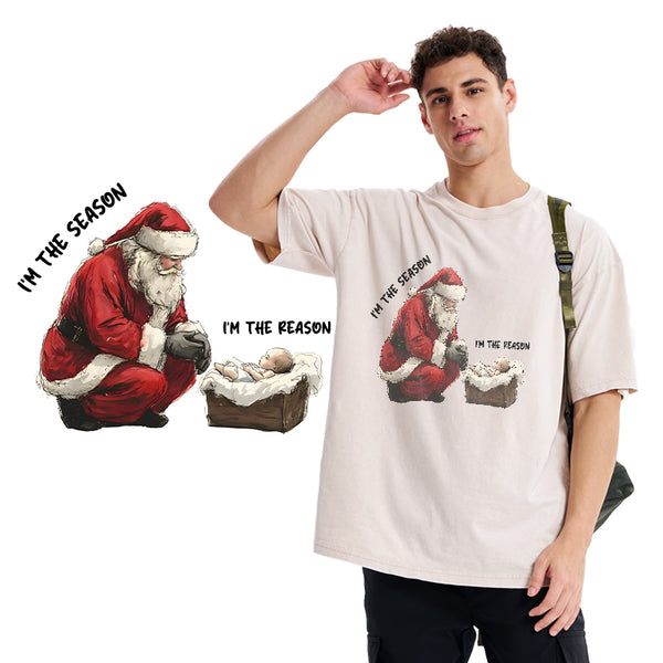 GC-WTSA0799 I Am The Reason Christian Washed T-Shirt