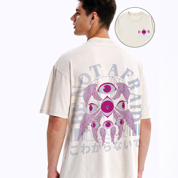 GC-WTSA0800 Be Not Afraid Christian Washed T-Shrit