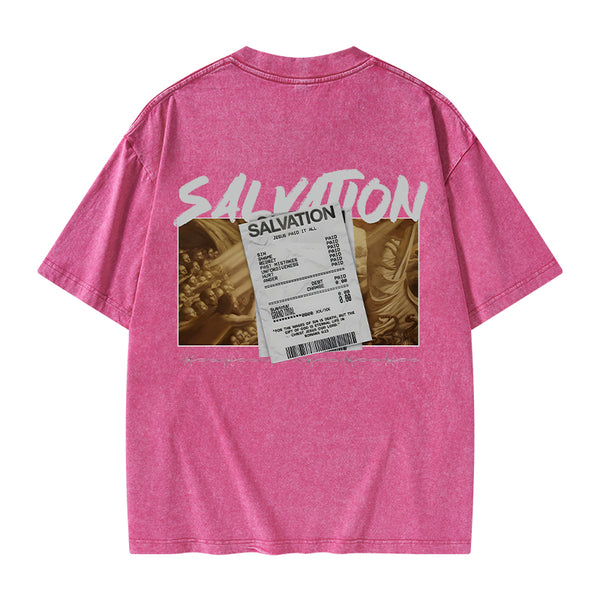 GC-WTSA0830 Salvation Christian Washed T-Shirt