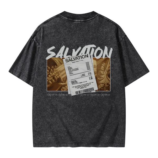 GC-WTSA0830 Salvation Christian Washed T-Shirt
