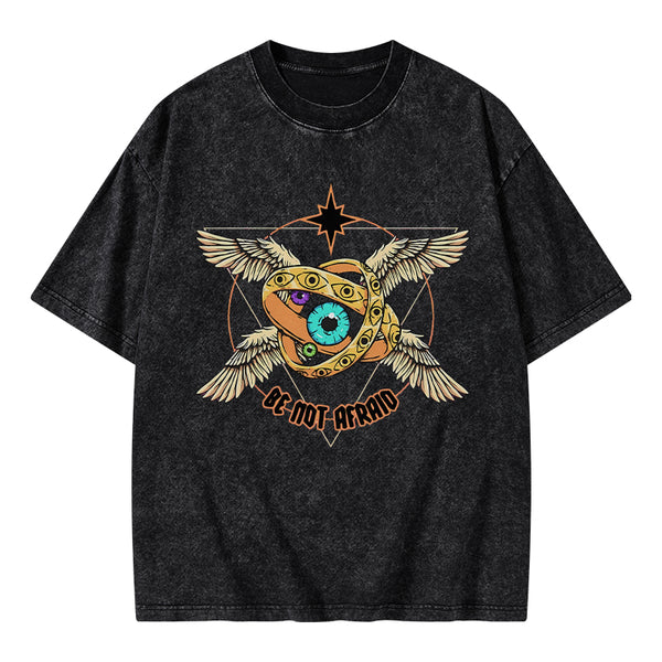 GC-WTSA0848 Be Not Afraid Christian Washed T-Shirt
