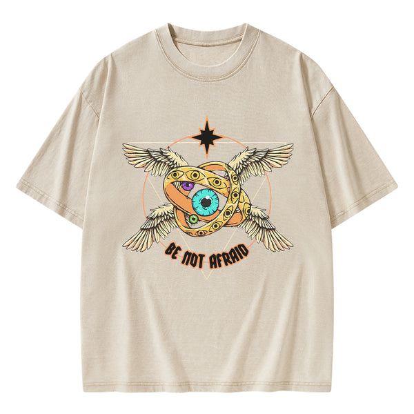 GC-WTSA0848 Be Not Afraid Christian Washed T-Shirt