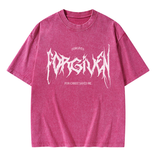 Forgiven Christian Washed T-Shirt